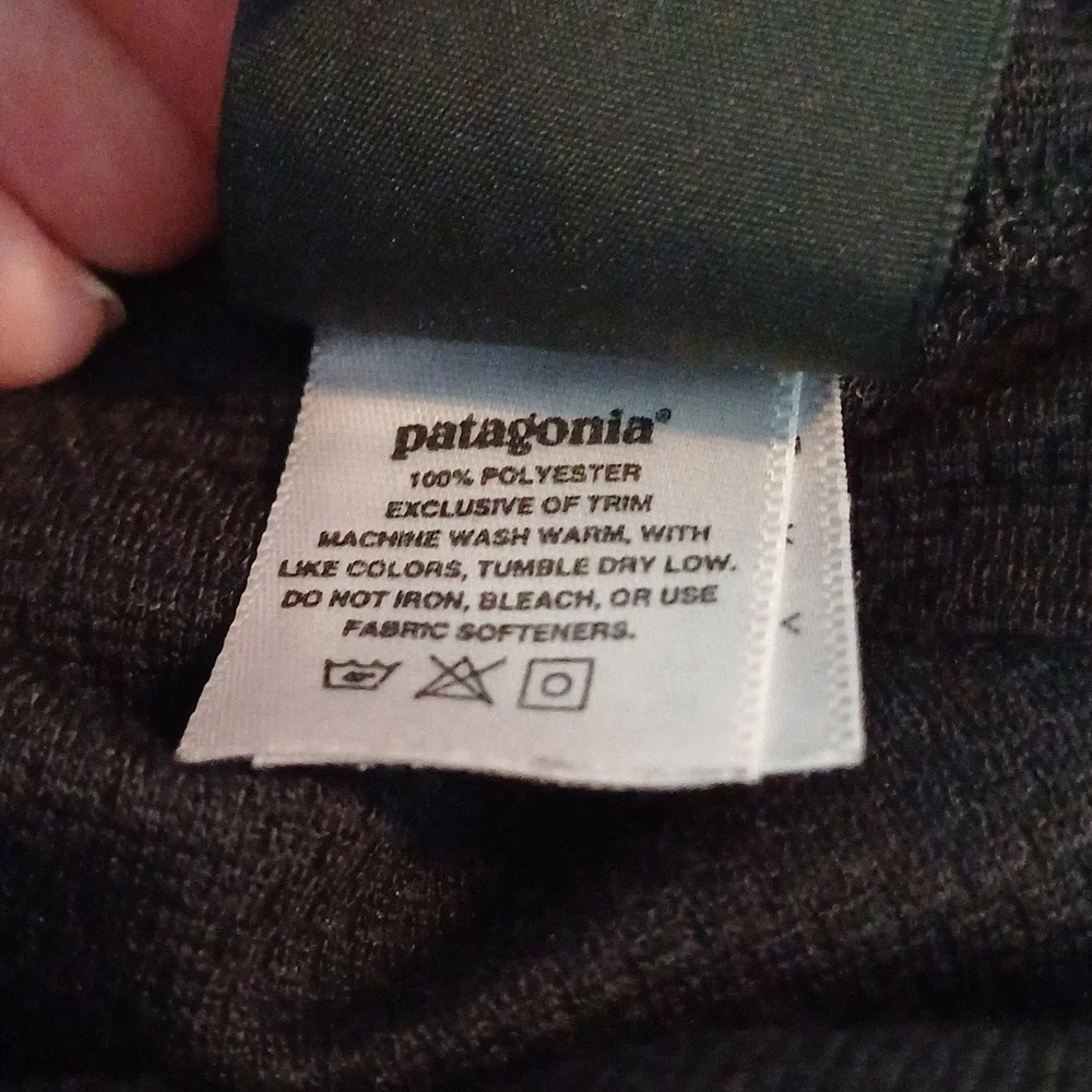 Patagonia Capilene Half Zip Midweight Long Sleeve Shirt Black XL - Picture 13 of 13